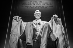 Abraham Lincoln monument in Washington, DC